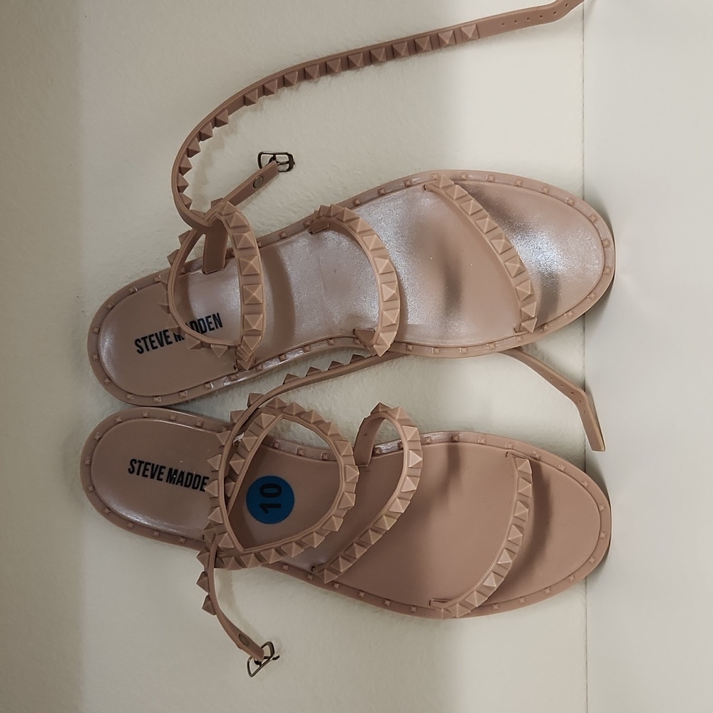 Steve Madden studded ankle wrap sandals